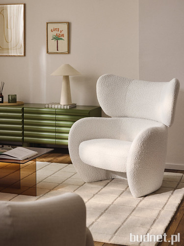 Fotel Bouclé Teyvat, Westwing Collection