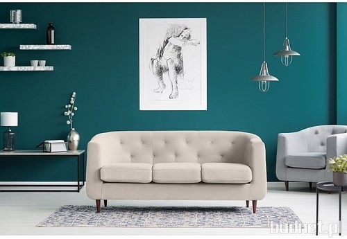 Kremowa sofa 3-osobowa Kooko Home Love/Bonami.pl