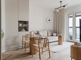 Kaszmirowa elegancja na 36 m²
