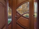 Drzwi zewnętrzne Stolbud Włoszczowa – drewno w pięknej oprawie