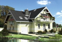 Projekt domu murowanego, wolnostojącego, niepodpiwniczonego Projekt domu murowanego, wolnostojącego, niepodpiwniczonego