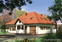 Projekt domu wolnostojącego, niepodpiwniczonego