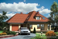 Projekt domu murowanego, wolnostojącego Projekt domu murowanego, wolnostojącego