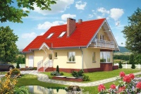 Projekt domu murowanego, wolnostojącego Projekt domu murowanego, wolnostojącego