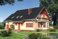 Projekt domu murowanego, wolnostojącego Projekt domu murowanego, wolnostojącego