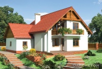 Projekt domu murowanego, wolnostojącego Projekt domu murowanego, wolnostojącego