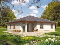 Projekt domu parterowego, dla Nowaka Projekt domu parterowego, dla Nowaka