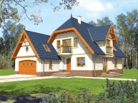 Projekt domu z poddaszem, tradycyjnego Projekt domu z poddaszem, tradycyjnego
