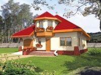 Projekt domu z poddaszem, tradycyjnego Projekt domu z poddaszem, tradycyjnego