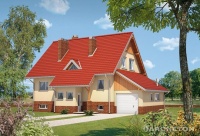 Projekt domu murowanego, wolnostojącego Projekt domu murowanego, wolnostojącego