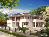 Projekt domu piętrowego, tradycyjnego Projekt domu piętrowego, tradycyjnego