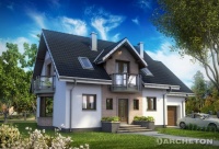 Projekt domu murowanego, wolnostojącego, niepodpiwniczonego