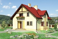 Projekt domu murowanego, wolnostojącego Projekt domu murowanego, wolnostojącego