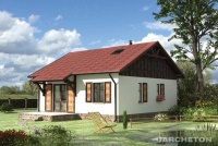 Projekt domu wolnostojącego, niepodpiwniczonego Projekt domu wolnostojącego, niepodpiwniczonego