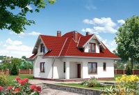 Projekt domu murowanego, wolnostojącego Projekt domu murowanego, wolnostojącego