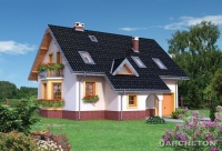 Projekt domu murowanego, wolnostojącego, niepodpiwniczonego